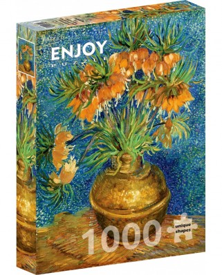 Puzzle 1000 piese Enjoy - Vincent Van Gogh: Fritillaries in a Copper Vase (Enjoy-1113)