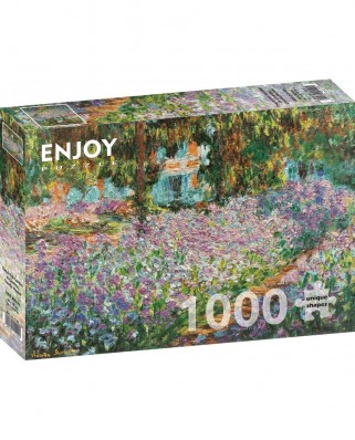 Puzzle 1000 piese Enjoy - Claude Monet: The Artist Garden at Giverny (Enjoy-1149)