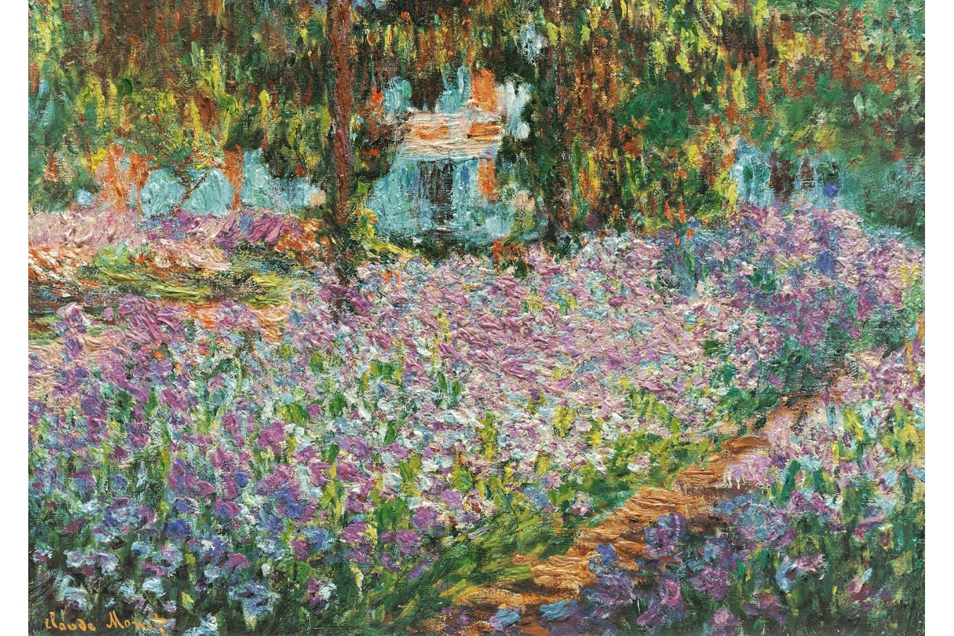 Puzzle 1000 piese - Claude Monet: The Artist Garden at Giverny (Enjoy-1149)