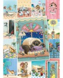 Puzzle 500 piese XXL - Gary Patterson: Cat's Life (Eurographics-6500-5366)
