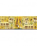 Puzzle 1000 piese panoramic - Egyptian Hieroglyph (Art-by-Bluebird-60099)