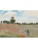 Puzzle 1000 piese - Claude Monet: Poppy Field, 1873 (Art-by-Bluebird-60122)