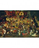 Puzzle 1000 piese - Pieter Bruegel: The Fight Between Carnival and Lent, 1559 (Art-by-Bluebird-60125)