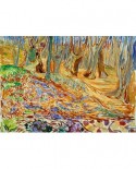 Puzzle 1000 piese - Edvard Munch: Elm Forrest in Spring, 1923 (Art-by-Bluebird-60130)