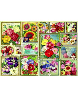 Puzzle 1500 piese - Flower Pictures (Bluebird-Puzzle-70474)