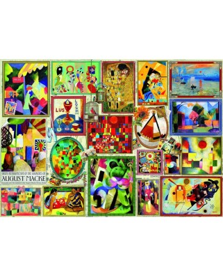 Puzzle 3000 piese - Paul Klee: Famous Pictures (Bluebird-Puzzle-70475)