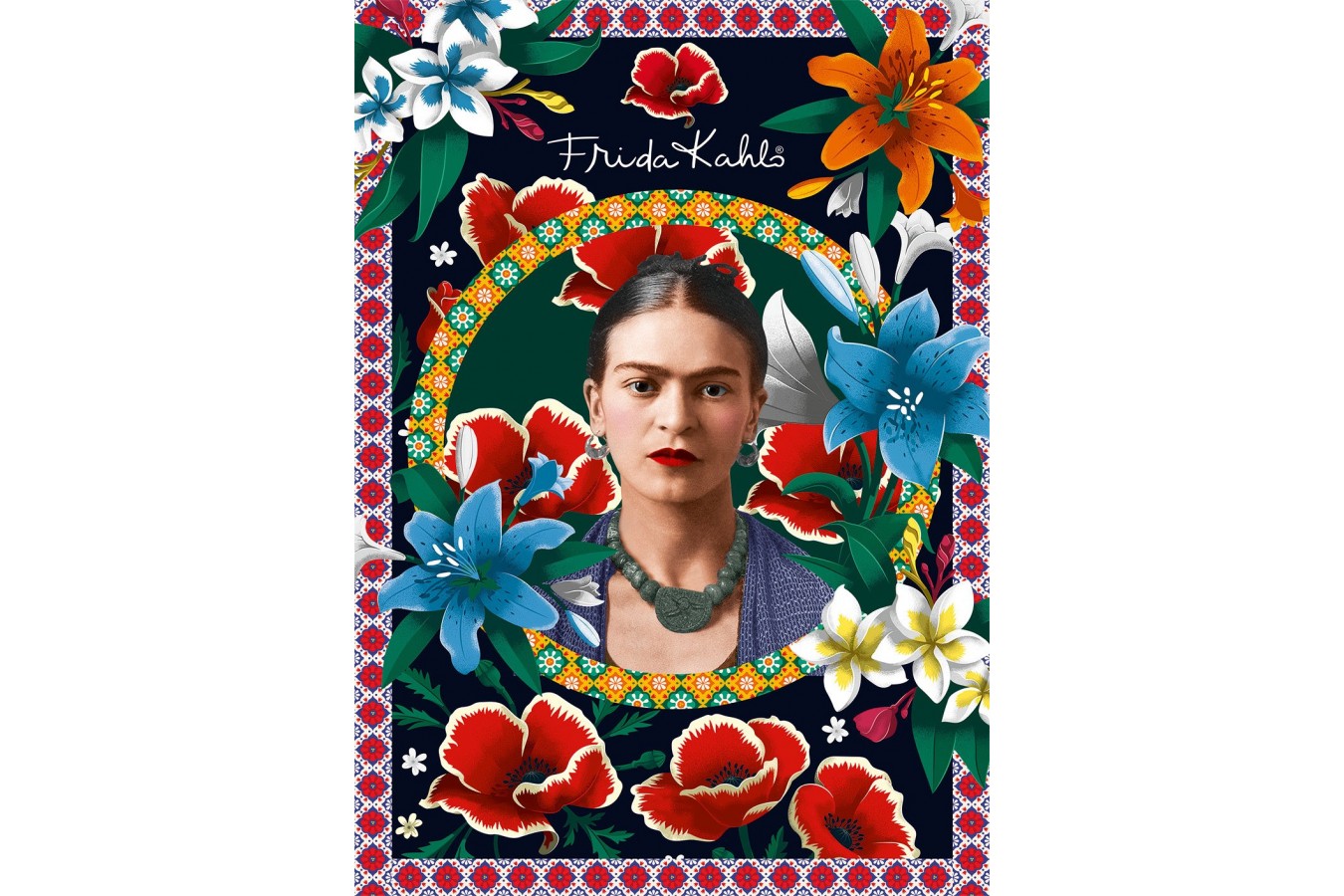 Puzzle 2000 piese - Frida Kahlo (Bluebird-Puzzle-70492)