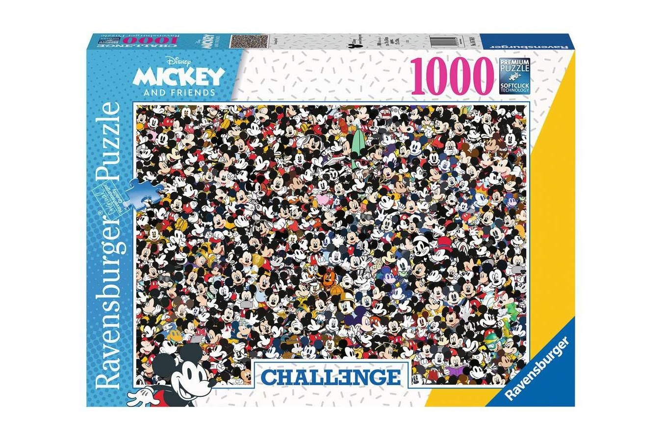 Puzzle 1000 piese dificile - Provocare Mickey Si Prietenii (Ravensburger-16744)