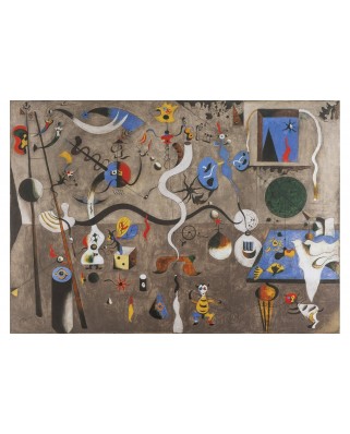 Puzzle 1000 piese - Joan Miro: The Harlequin's Carnival, 1924-1925 (Art-by-Bluebird-60108)