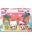 Puzzle 100 piese - Distractie La Plaja Cu Kitty (Schmidt-56409)
