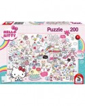 Puzzle 200 piese - Lumea Lui Kitty (Schmidt-56410)