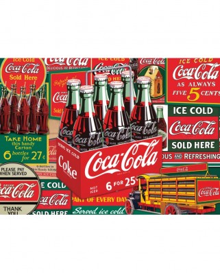 Puzzle 1000 piese - Coca Cola: Classic (Schmidt-59914)