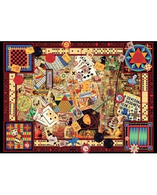 Puzzle Ravensburger - Jocuri Antice, 1000 piese (19406)