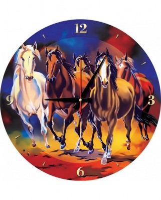 Puzzle 570 piese - Puzzle Clock - Horses (Art-Puzzle-5004)