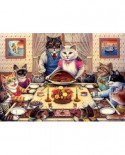 Puzzle 260 piese - Cat Family (Art-Puzzle-5025)