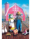 Puzzle 260 piese - Cat Farm (Art-Puzzle-5028)