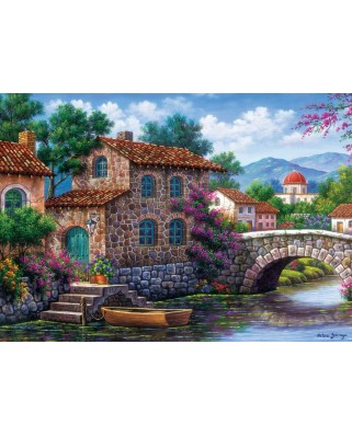 Puzzle 500 piese - Flowery Channel (Art-Puzzle-5070)