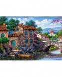 Puzzle 500 piese - Flowery Channel (Art-Puzzle-5070)