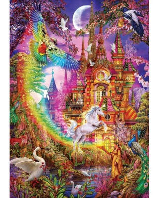 Puzzle 500 piese - Rainbow Castle (Art-Puzzle-5075)