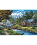Puzzle 2000 piese - Two Small Waterfalls (Art-Puzzle-5471)