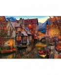 Puzzle 2000 piese - Canal Boats (Art-Puzzle-5476)
