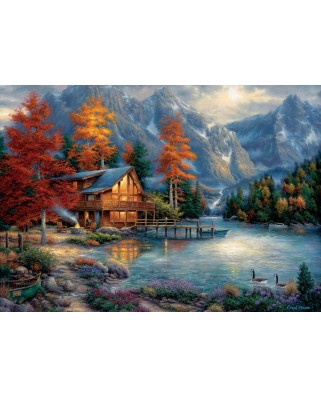 Puzzle 3000 piese - Chuck Pinson: Fall Reflection (Art-Puzzle-5523)