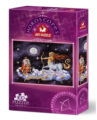 Puzzle 100 piese - Horoscope - Sagittarius (Art-Puzzle-5809)