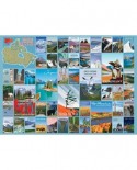 Puzzle 1000 piese - National Parks and Reserves of Canada (Cobble-Hill-80310)