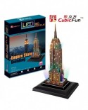 Puzzle 3D cu 38 piese - Empire State Building (Cubic-Fun-L503H)