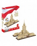 Puzzle 3D cu 144 piese - Palace of Culture and Science (Cubic-Fun-MC224H)