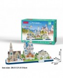Puzzle 3D cu 178 piese - Cityline - Bavaria (Cubic-Fun-MC267H)
