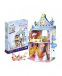 Puzzle 3D cu 81 piese - Fairytale Castle (Cubic-Fun-P809H)