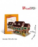 Puzzle 3D cu 32 piese - Puzzle 3D World Style - Welcome to Germany (Cubic-Fun-W3127H)