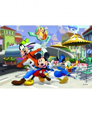 Puzzle 24 piese - Mickey Mouse and Friends (Dino-35166)