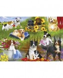 Puzzle 500 piese - Playful Pups (Gibsons-G3129)
