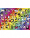 Puzzle 500 piese - Punimals (Gibsons-G3602)
