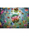 Puzzle 1000 piese - Jellyfish (Gibsons-G6602)