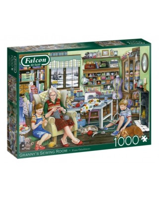 Puzzle 1000 piese - Granny's Sewing Room (Jumbo-11273)