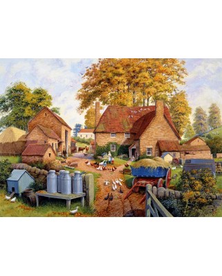 Puzzle 1000 piese - Autumn on the Farm (Jumbo-11274)