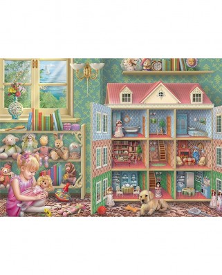 Puzzle 1000 piese - Doll House Memories (Jumbo-11276)