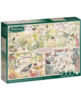 Puzzle 1000 piese - The Country Diary 4 Seasons (Jumbo-11307)
