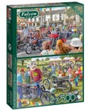 Puzzle 2x500 piese - Motorcycle Show (Jumbo-11312)