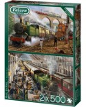Puzzle 2x500 piese - Mail by Rail (Jumbo-11331)
