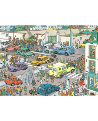 Puzzle 1000 piese - Jan Van Haasteren: Jumbo Goes Shopping (Jumbo-20028)