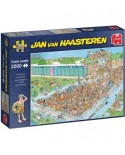 Puzzle 2000 piese - Jan Van Haasteren: Pool Pile-Up (Jumbo-20040)