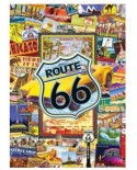 Puzzle 1000 piese mini - World's Smallest - Route 66 (Master-Pieces-31527)