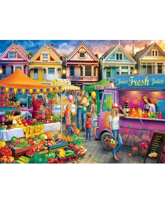 Puzzle 750 piese - Weekend Market (Master-Pieces-32016)