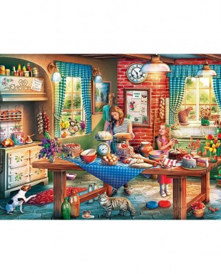 Puzzle 550 piese - Baking Bread (Master-Pieces-32042)