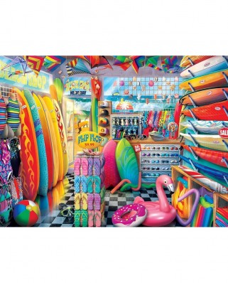 Puzzle 750 piese - Shopkeepers - Beach Side Gear (Master-Pieces-32051)