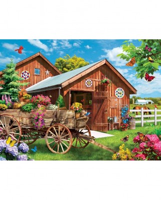Puzzle 750 piese - Lazy Days - Flying to Flower Farm (Master-Pieces-32056)